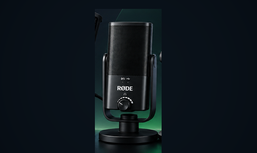 Editorial visual of the RØDE NT-USB Mini